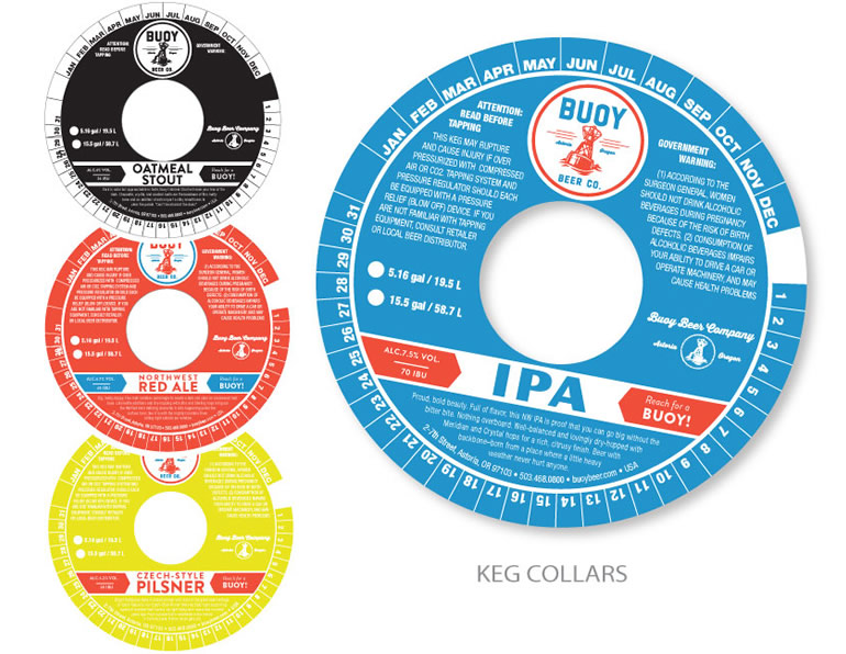 buoy beer keg collars